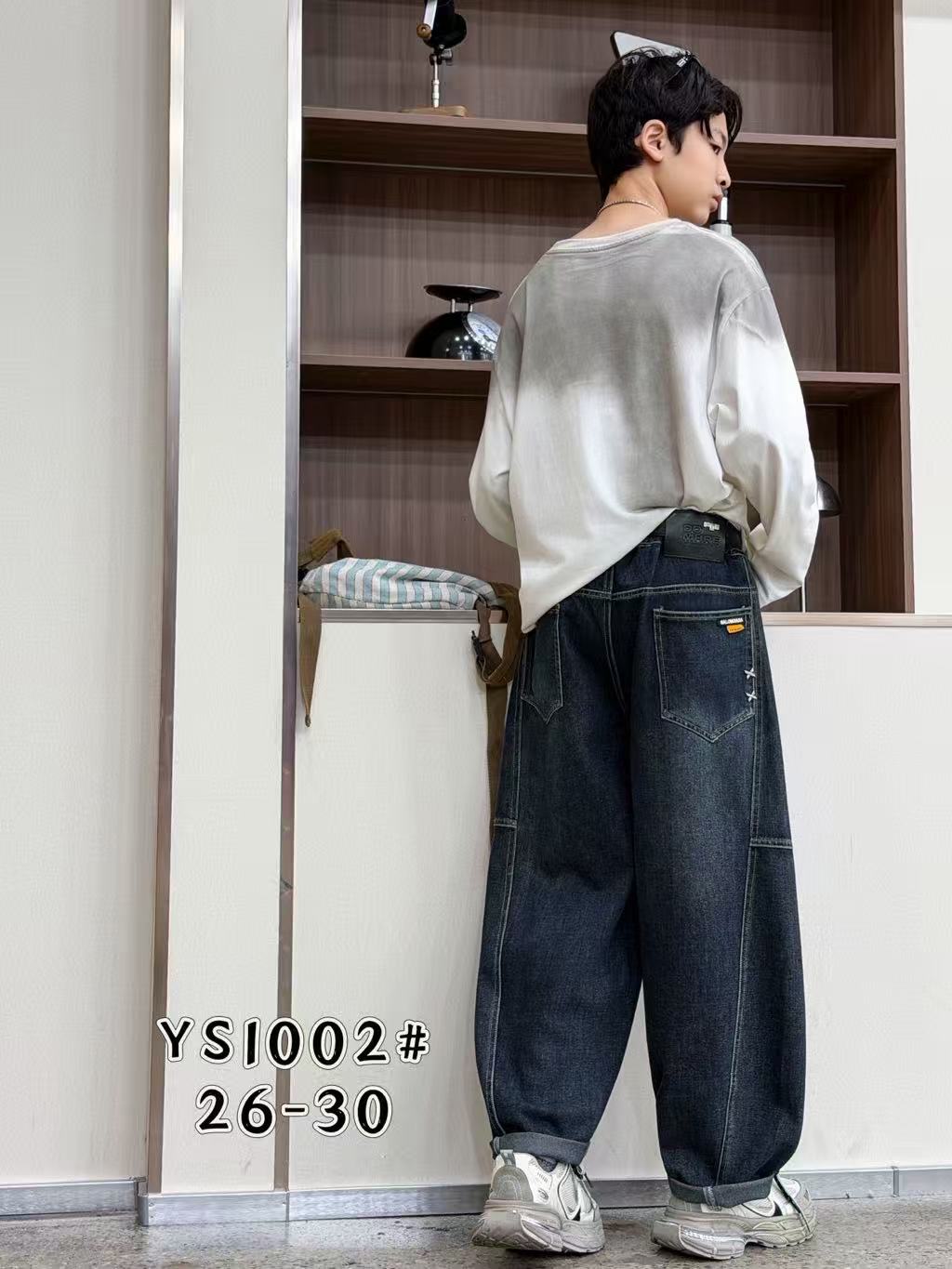 YS1002 男童宽松牛仔