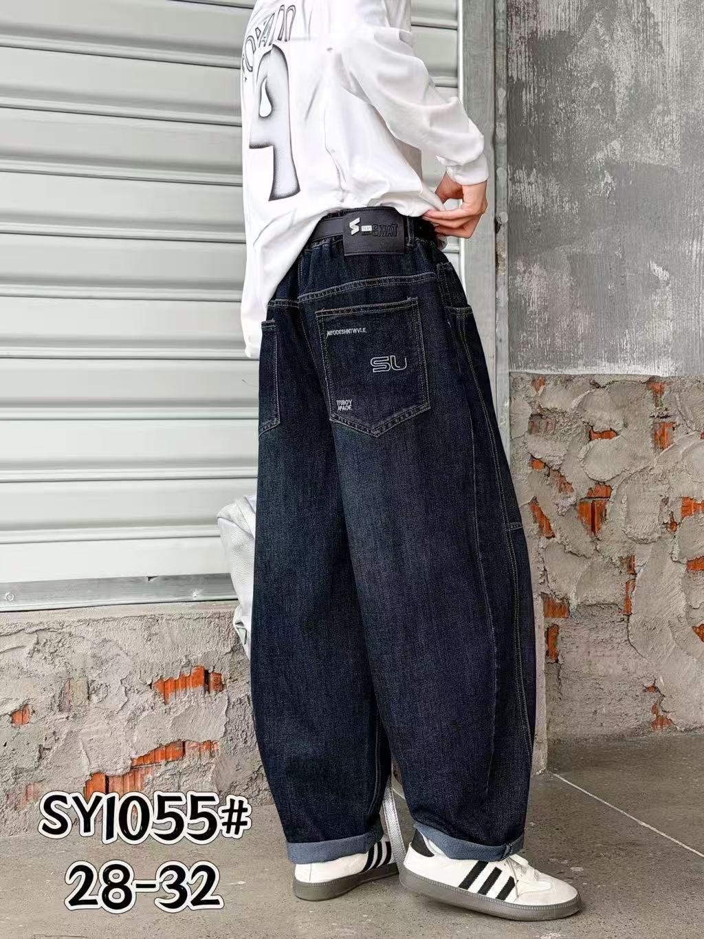 SY1055 男童秋款牛仔阔腿裤